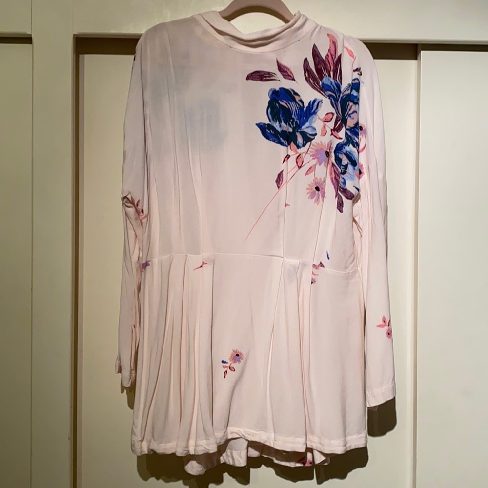New Free People Pink Tie Blouse/Dress